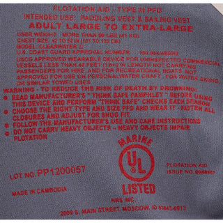 NRS Clearwater Mesh Back PFD