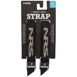 NRS 1" HD Tie-Down Straps 6' Pair