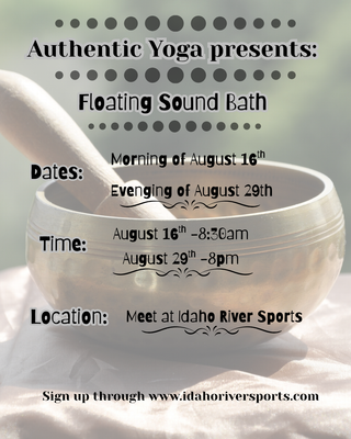 Floating Sound Bath with Authentic Yoga