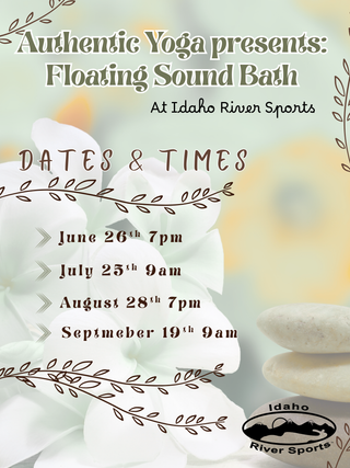 Floating Sound bath with Authentic Yoga