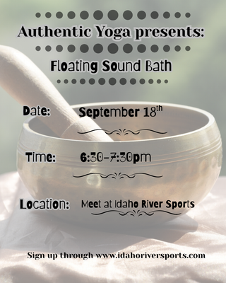 Floating Sound Bath with Authentic Yoga