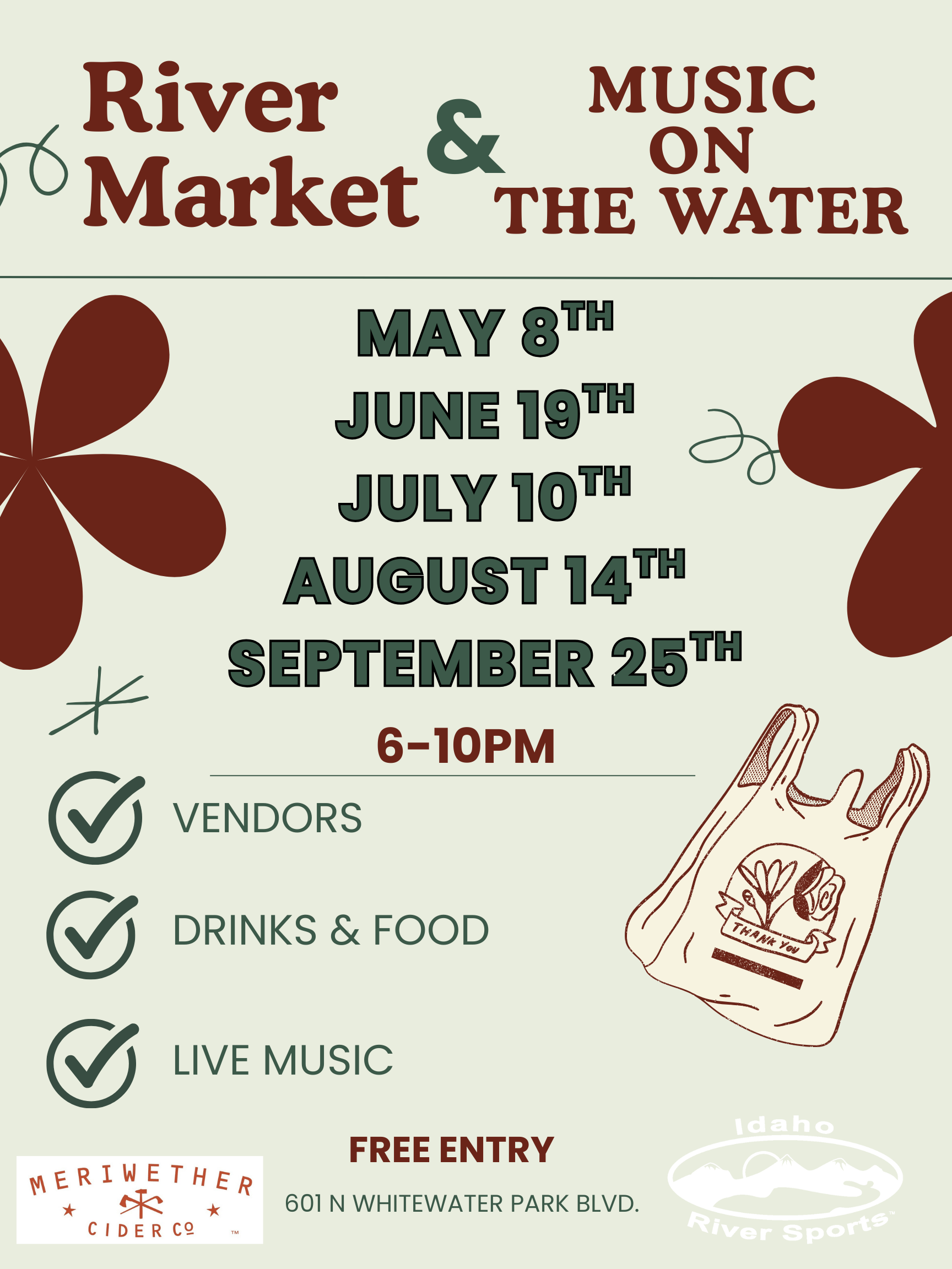 River Market & Music on the Water – Idaho River Sports