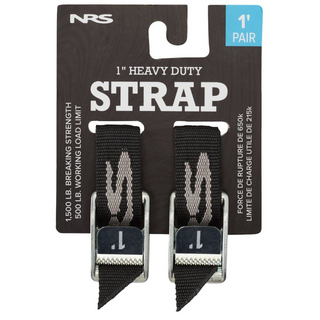 NRS 1" HD Tie-Down Straps 1' Pair