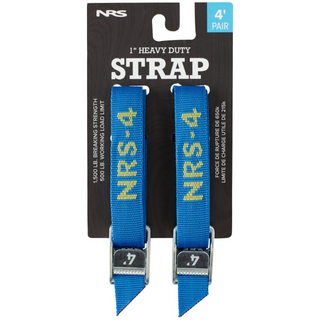 NRS 1" HD Tie-Down Straps 4' Pair