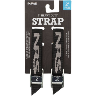 NRS 1" HD Tie-Down Straps 2' Pair